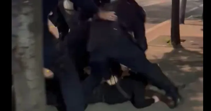 srbija, protesti, policija, studenti/Screenshot