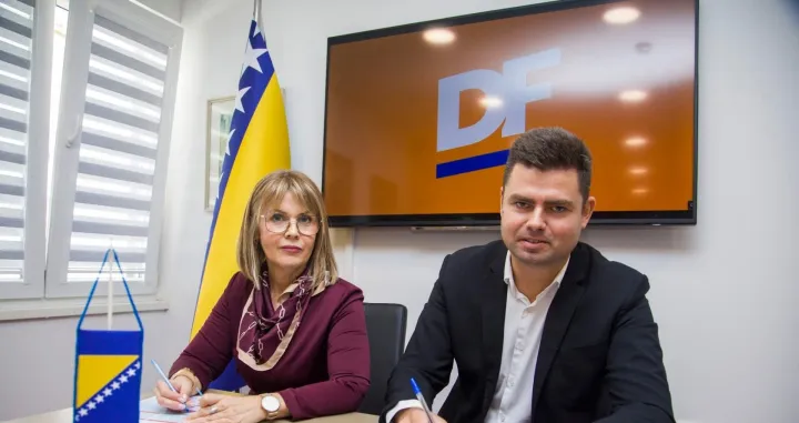 Lamija Duranović i Arman Zalihić postali članovi Demokratske fronte//