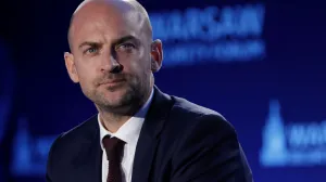 French Foreign Minister Jean-Noel Barrot attends the Warsaw Security Forum, in Warsaw, Poland September 29, 2025. Agencja Wyborcza.pl/Dawid Zuchowicz/via REUTERS ATTENTION EDITORS - THIS IMAGE WAS PROVIDED BY A THIRD PARTY. POLAND OUT. NO COMMERCIAL OR EDITORIAL SALES IN POLAND./Dawid Zuchowicz/agencja Wyborc