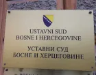 Ustavni sud BiH tabla/Senad Gubelić/