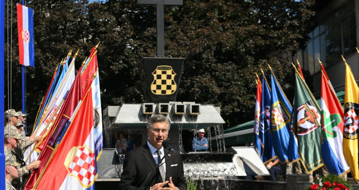 Predsjednik Vlade Republike Hrvatske Andrej Plenković prisustvovao je danas u Jajcu obilježavanju 30. godi&scaron;njice oslobodilačke operacije "Maestral"/Vlada Rh