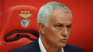 Soccer Football - Benfica presents new coach Jose Mourinho - Benfica Campus, Seixal, Portugal - September 18, 2025 New Benfica coach Jose Mourinho during the press conference REUTERS/Pedro Nunes/Foto: Pedro Nunes