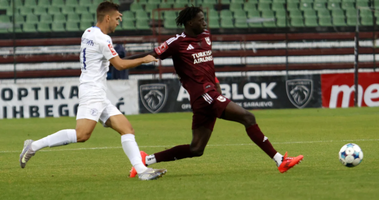 Đorđe Pantelić i Momodou Jatta (FOTO: Sanel Konjhodžić/Sport1)/Foto: 