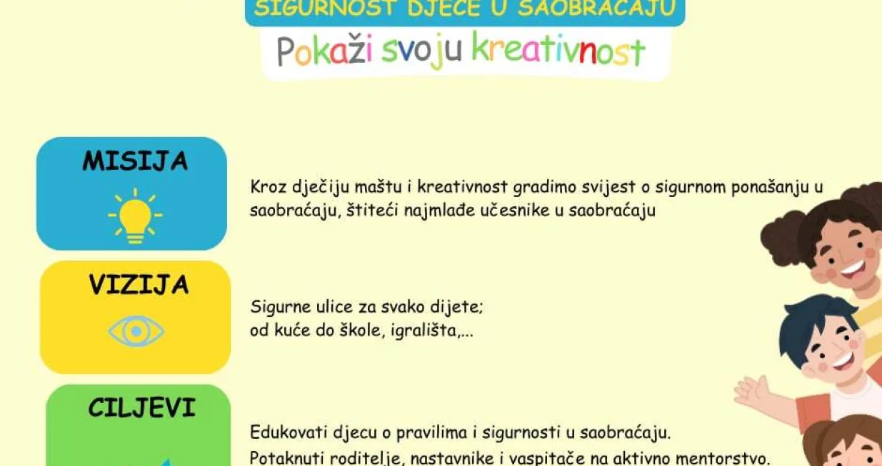 Crtež, fotografija ili video poruka kao inspiracija za sigurnije puteve