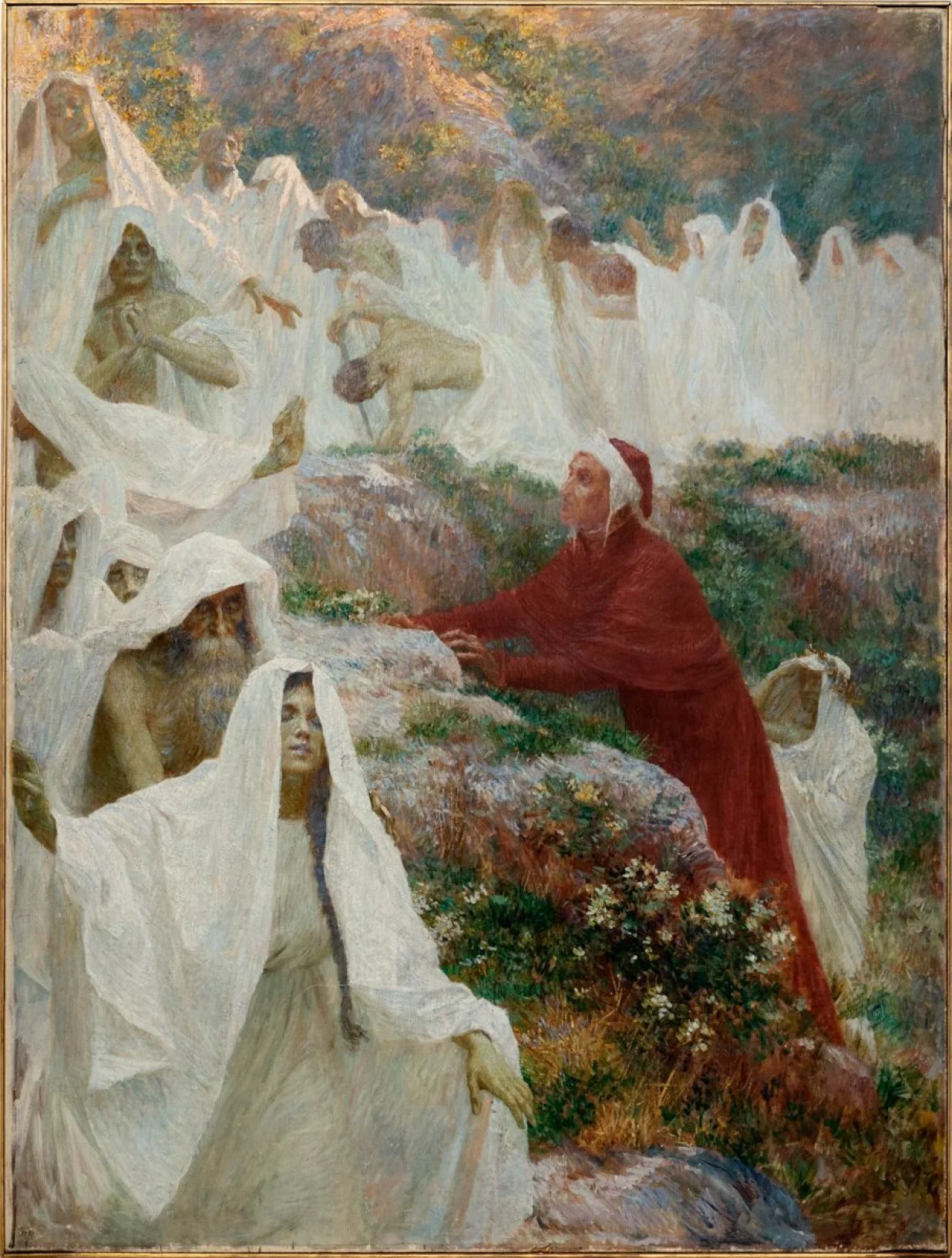 "Dante: Čistilište", 1900, Muzeji i galerije Konavala, Kuća Bukovac, Cavtat /Glorija Lizde/