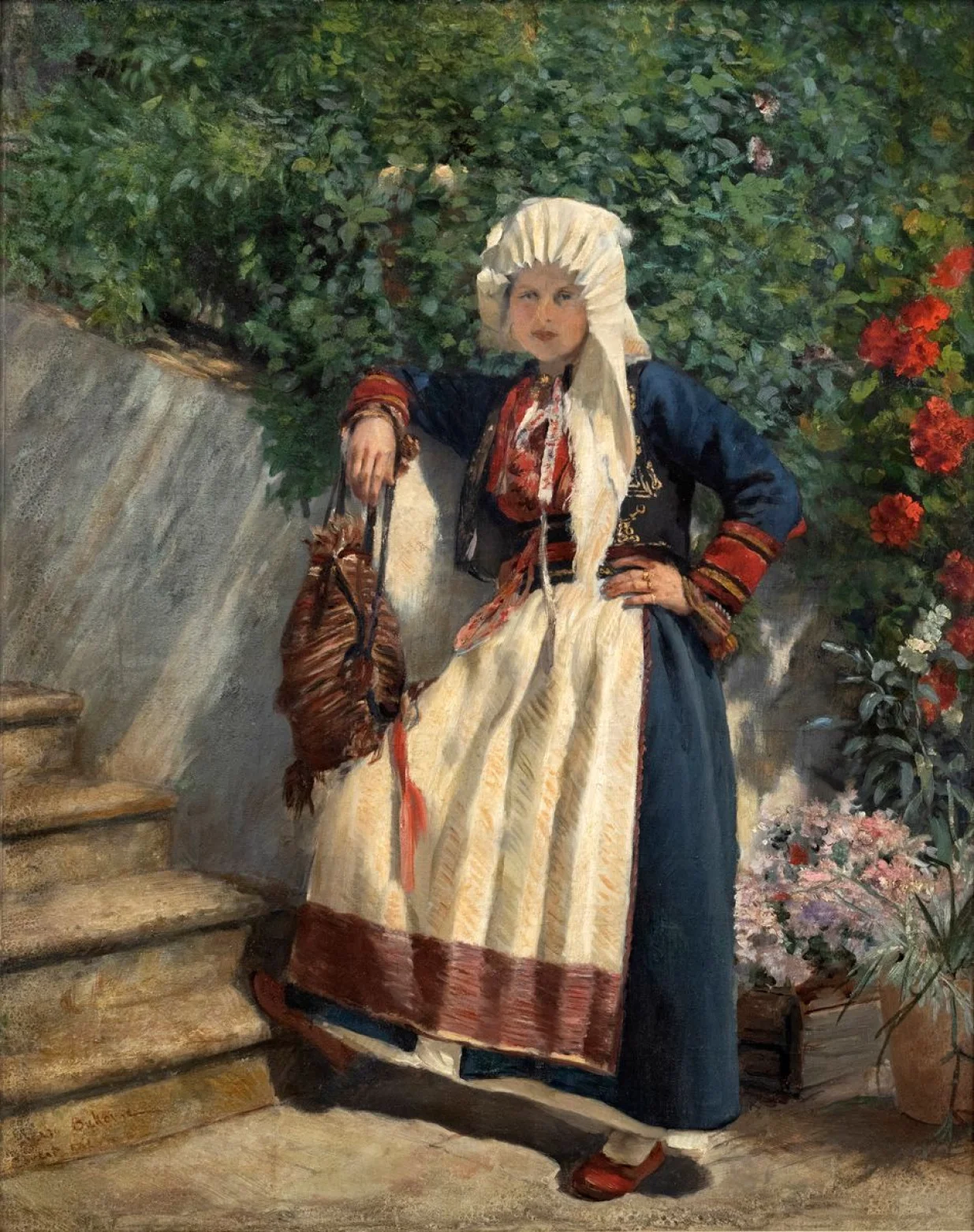 "Konavoka u zimskom ruhu", 1885, Umjetnička galerija Dubrovnik /Glorija Lizde/