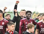Ismir Mirvić sa igračima (FOTO: FK Sarajevo)/Foto: 