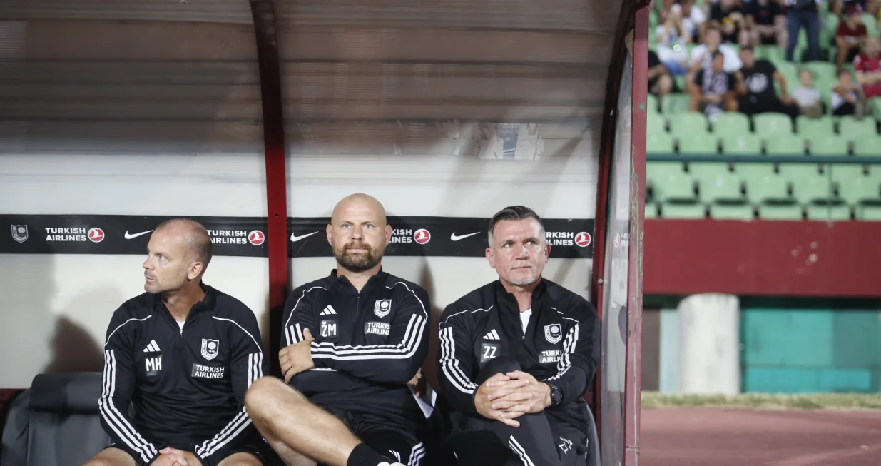 FK Sarajevo - FC AktobeZoran ZekićMarko MatijevićŽelimir Me&scaron;njak/Foto: Damir Deljo