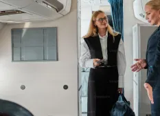 Stjuardesa ilustracija/