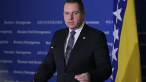 Pres-konferencija delegata u Domu naroda Parlamentarne skupštine BiH Radovan Kovačević/Senad Gubelić