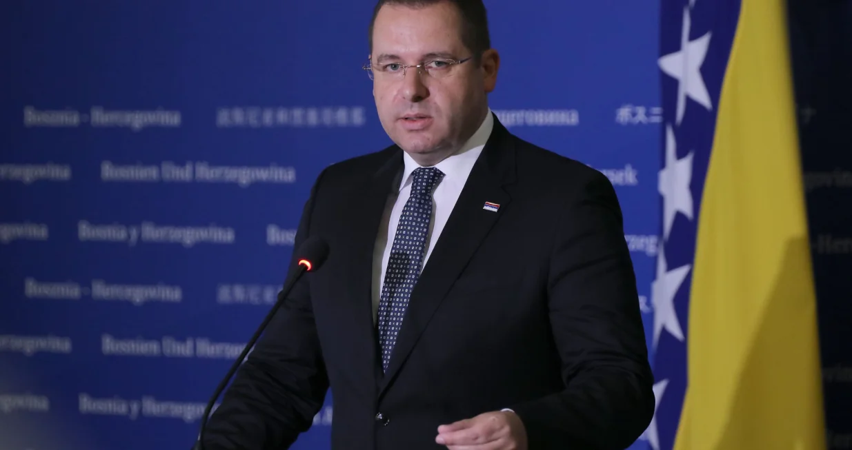 Pres-konferencija delegata u Domu naroda Parlamentarne skupštine BiH Radovan Kovačević/Senad Gubelić