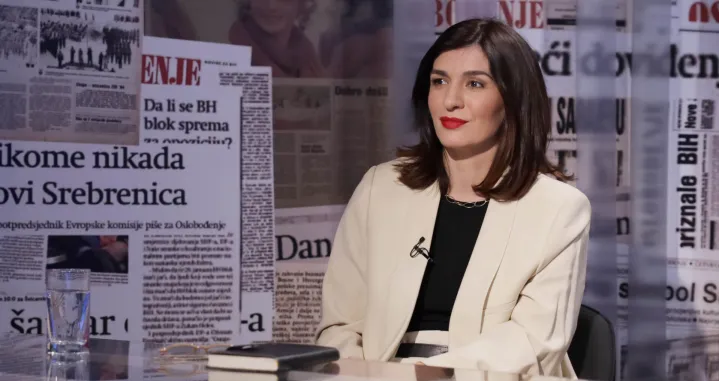 Sabina Ćudić u Direktno sa Vildanom/Oslobođenje