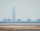 FILE PHOTO: A view shows Zaporizhzhia Nuclear Power Plant from the bank of Kakhovka Reservoir near the town of Nikopol after the Nova Kakhovka dam breached, amid Russia's attack on Ukraine, in Dnipropetrovsk region, Ukraine June 16, 2023. REUTERS/Alina Smutko/File Photo/Alina Smutko