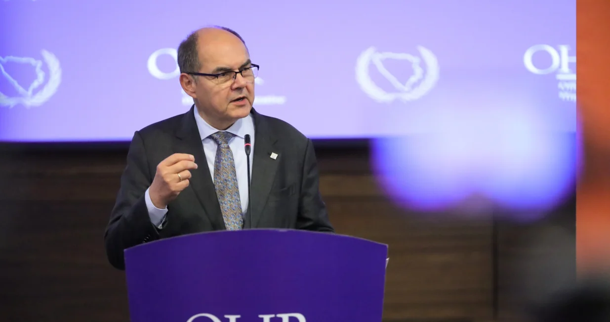 Konferencija za medije visokog predstavnika Christiana Schmidta i direktora Međunarodne akademije nirnberških principa, profesora Christopha Safferlinga/Senad Gubelić