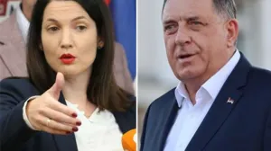 Jelena Trivić i Milorad Dodik/Lejla Sofradžija