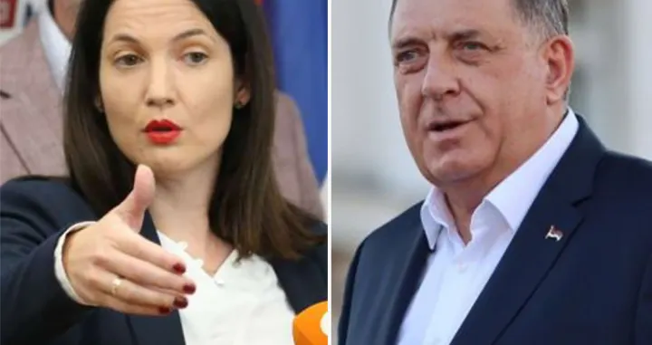 Jelena Trivić i Milorad Dodik/Lejla Sofradžija
