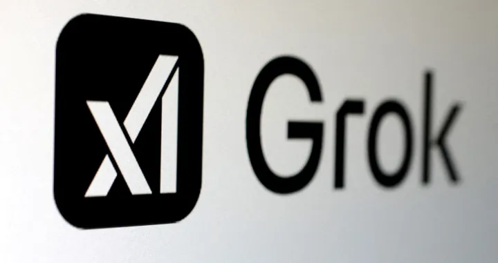 FILE PHOTO: FILE PHOTO: xAI and Grok logos are seen in this illustration taken, February 16, 2025. REUTERS/Dado Ruvic/Illustration/File Photo/File Photo/Dado Ruvic