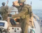 A screengrab from a live stream video shows Israeli navy forces aboard the Gaza-bound vessel Oxygono, part of the Global Sumud Flotilla, which flotilla organisers report has been intercepted, October 2, 2025. Global Sumud Flotilla/Handout via REUTERS THIS IMAGE HAS BEEN SUPPLIED BY A THIRD PARTY. MANDATORY CREDIT. NO RESALES. NO ARCHIVES.  TPX IMAGES OF THE DAY/Global Sumud Flotilla