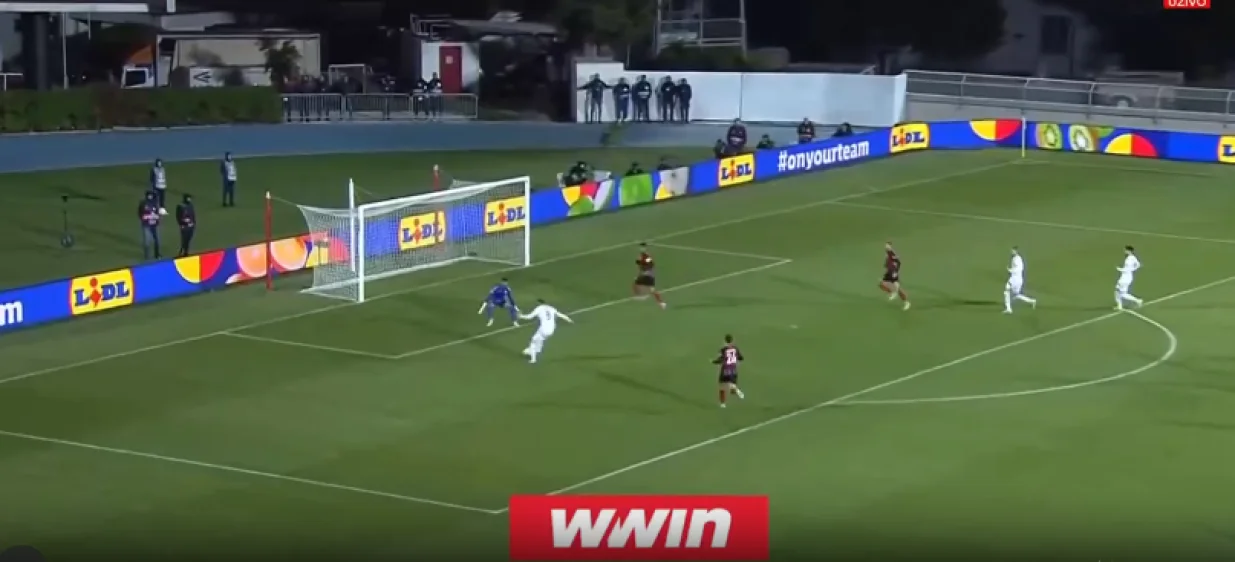 Pogodak Zrinjskog za 5:0/Foto: 