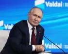 Russia's President Vladimir Putin attends the Valdai Discussion Club annual international conference in Sochi, Russia, October 2, 2025. Sputnik/Mikhail Metzel/Pool via REUTERS ATTENTION EDITORS - THIS IMAGE WAS PROVIDED BY A THIRD PARTY./Mikhail Metzel
