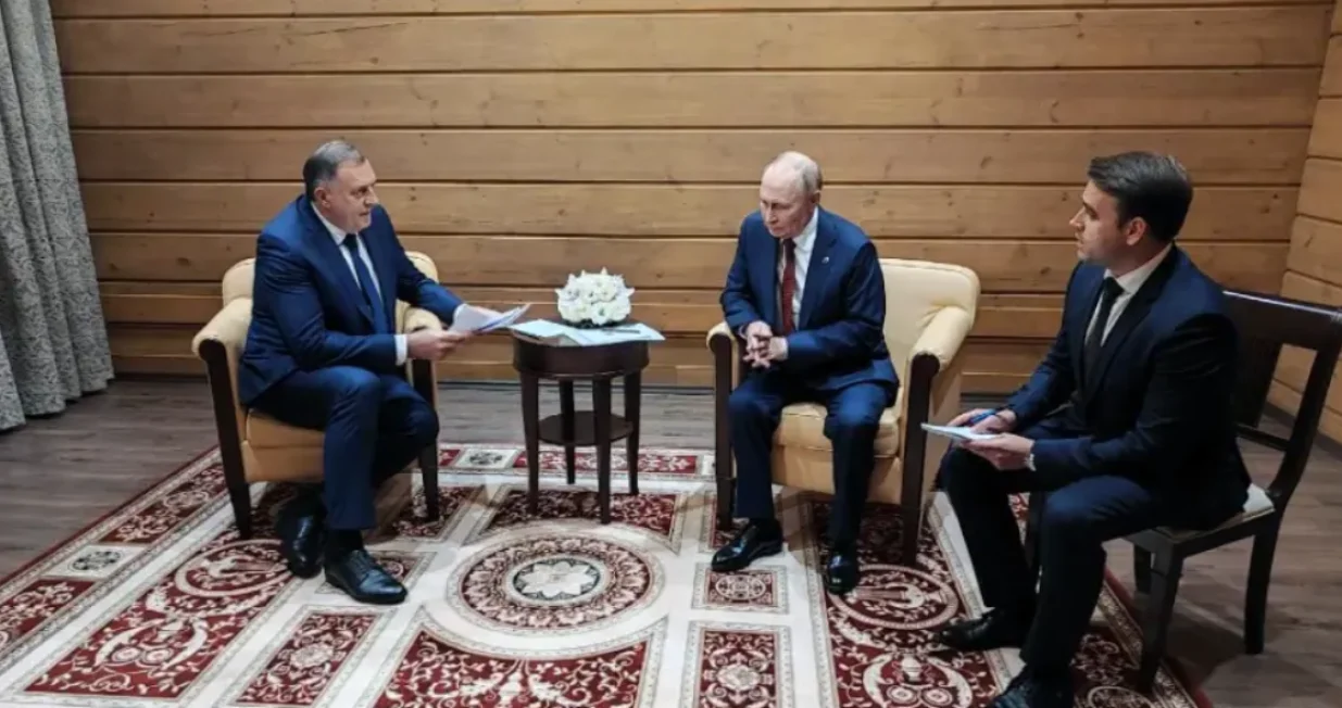 Milorad Dodik i Vladimir Putin, sastanak, Sochi/Srna