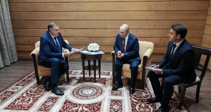 Milorad Dodik i Vladimir Putin, sastanak, Sochi/Srna