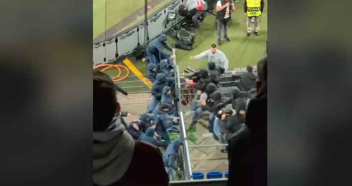 Tuča navijača/Foto: 