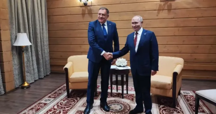 Milorad Dodik i Vladimir Putin, sastanak, Sochi/Srna