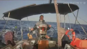 Jahta Marinette na putu ka Gazi/Screenshot