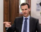 epa06837012 Syrian President Bashar al-Assad gives an interview to the Russian NTV Channel in Damascus, Syria, 24 June 2018. Assad affirmed that any constitutional reform in Syria should be done by a national referendum which is wholly a Syrian matter, with no way related to the will of the United Nations or foreign countries. EPA-EFE/SANA/Sana