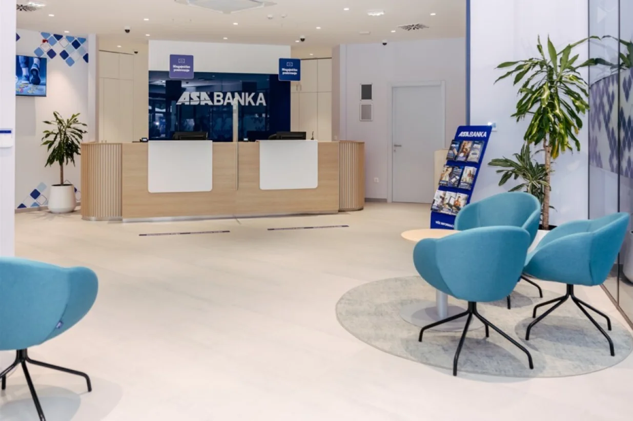 Moderna i funkcionalna poslovnica ASA Banke/
