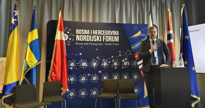 Elmedin Konaković na BiH - Nordijskom forumu/Kabinet