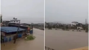 Obilna kiša u Nepalu/Printscreen/X.com//