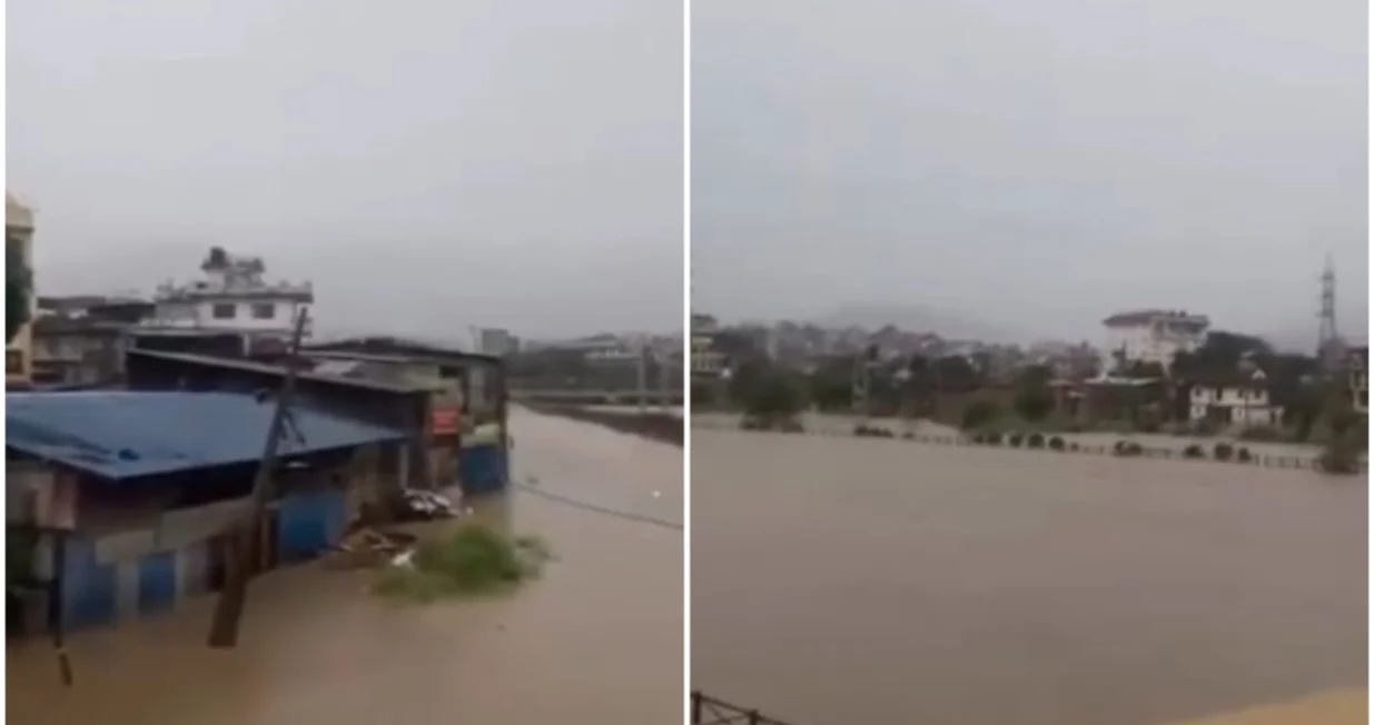 Obilna kiša u Nepalu/Printscreen/X.com//