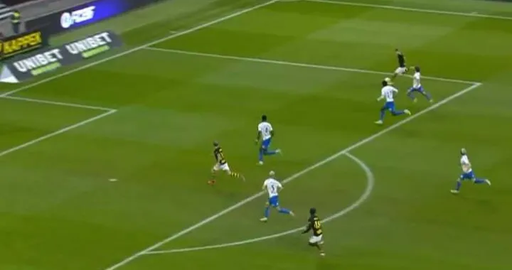 Beširović asistirao protiv Varnama (FOTO: Screenshot/X)/Foto: 