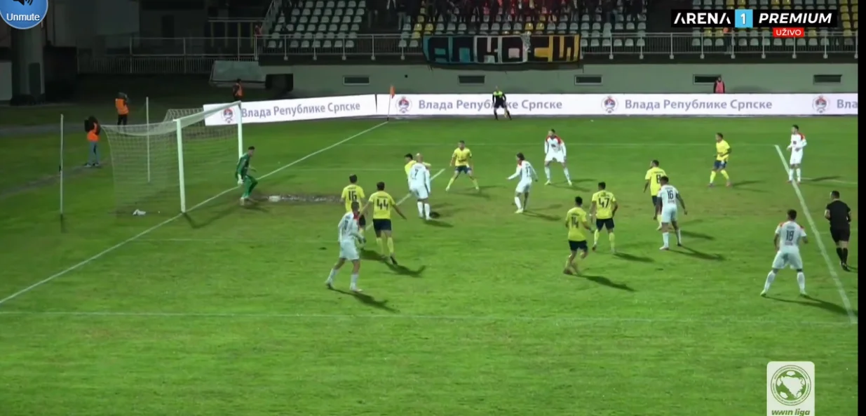 Borac vodi protiv Rudara (FOTO: Screenshot/Arenasport)/Foto: 