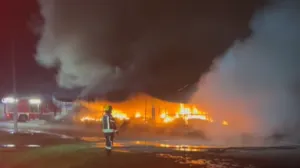 Požar pijaca "Arizona"/Screenshot Facebook