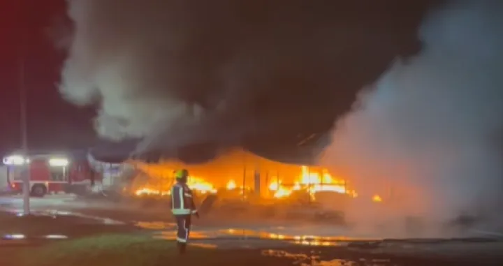 Požar pijaca "Arizona"/Screenshot Facebook