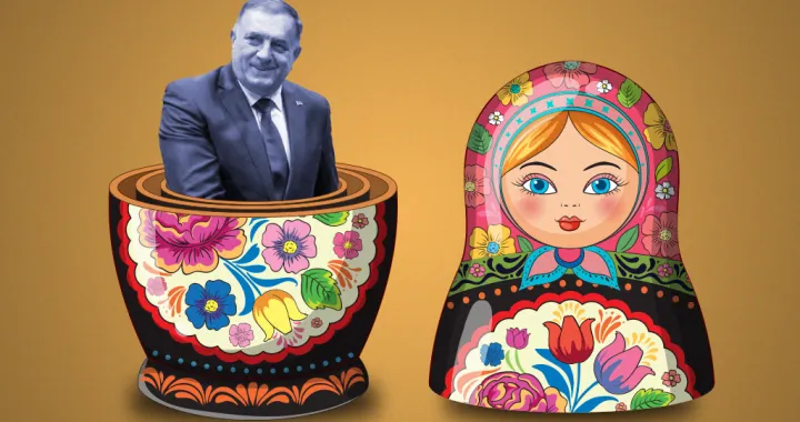 Selimbegović govori o ulozi Milorada Dodika u ruskoj strategiji destabilizacije Balkana, te načinu na koji Kremlj i njegovi predstavnici kroz propagandu, laži i pritiske pokušavaju relativizirati agresiju u Ukrajini i potkopati institucije BiH. Autorica ukazuje da Moskva koristi Dodika kao alat, dok istovremeno ruski zvaničnici otvoreno šire manipulacije i negiraju suverenitet BiH, nastojeći je svesti na etničke lidere i plemensku logiku./Benjamin Krnić