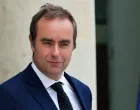 FILE PHOTO: French Defence Minister Sebastien Lecornu leaves following the weekly cabinet meeting at the Elysee Palace in Paris, France, September 3, 2025. REUTERS/Gonzalo Fuentes/File Photo/Gonzalo Fuentes