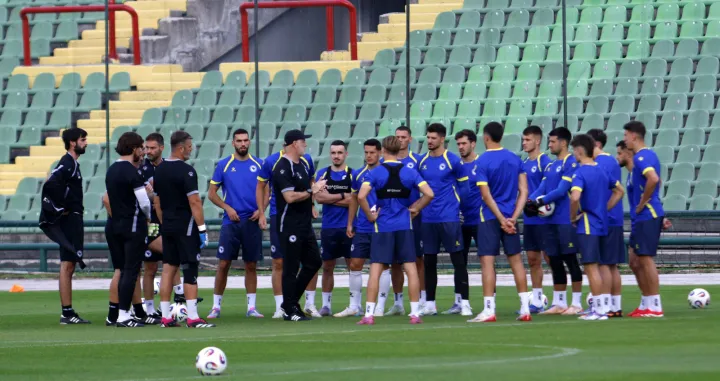 Trening fudbalske reprezentacije BiH na stadionu Ko&scaron;evo/Foto: Sanel Konjhodžić/sport1