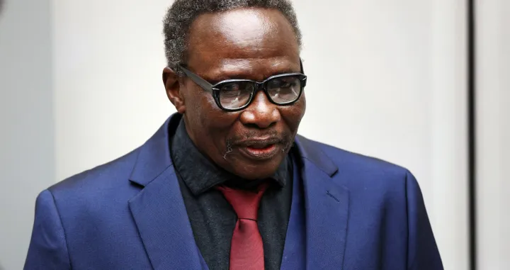 Ali Muhammad Ali Abd-Al-Rahman, suspected by the prosecution of 31 counts of war crimes and crimes against humanity allegedly committed in Sudan's Darfur region, attends the hearing where the judgment in his trial is delivered at the International Criminal Court (ICC) in The Hague, Netherlands, October 6, 2025. REUTERS/Piroschka van de Wouw/Pool/Piroschka Van De Wouw