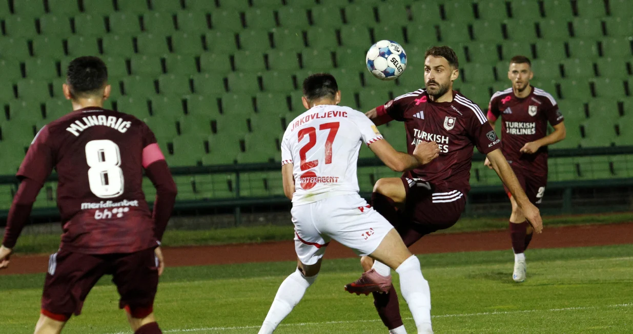 Derbi kola na Koševu (Sarajevo v Zrinjski - 06.10.2025, FOTO: Sport1.ba - Sanel Konjhodžić)/Foto: Picasa