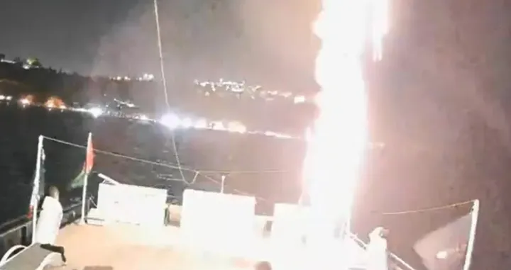 Napad dronom, flotila, Tunis /Ilustracija/