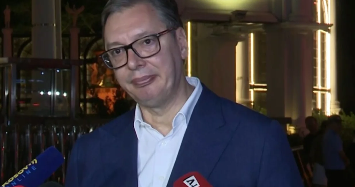 Aleksandar Vučić u Pekingu/Prtsc