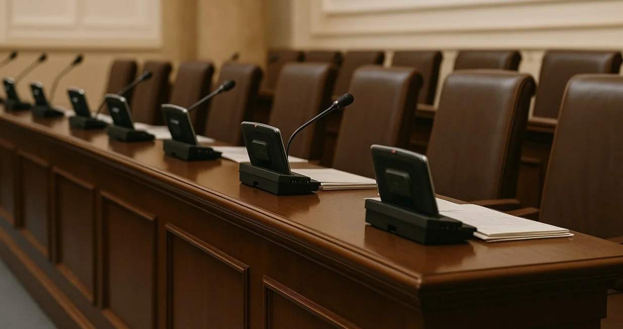 Skupštinske klupe, skupština/Ilustracija/ChatGPT/