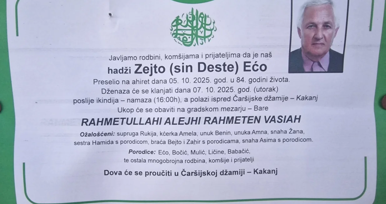 Smrtovnica Zejti Eći/