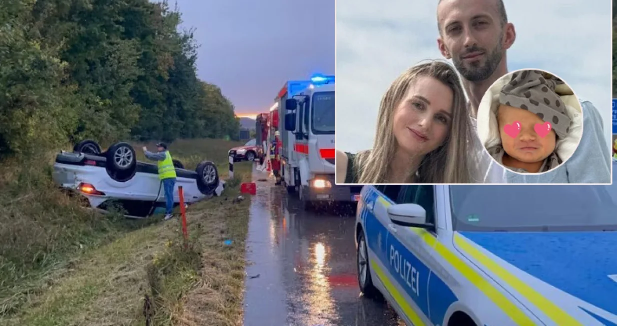 Stradali žena i beba iz BiH u njemačkoj, porodica Oštraković, hanka i Adian, objava na fb/Onetz.de/facebook