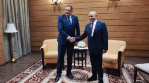 Milorad Dodik i Vladimir Putin, sastanak, Sochi/Srna