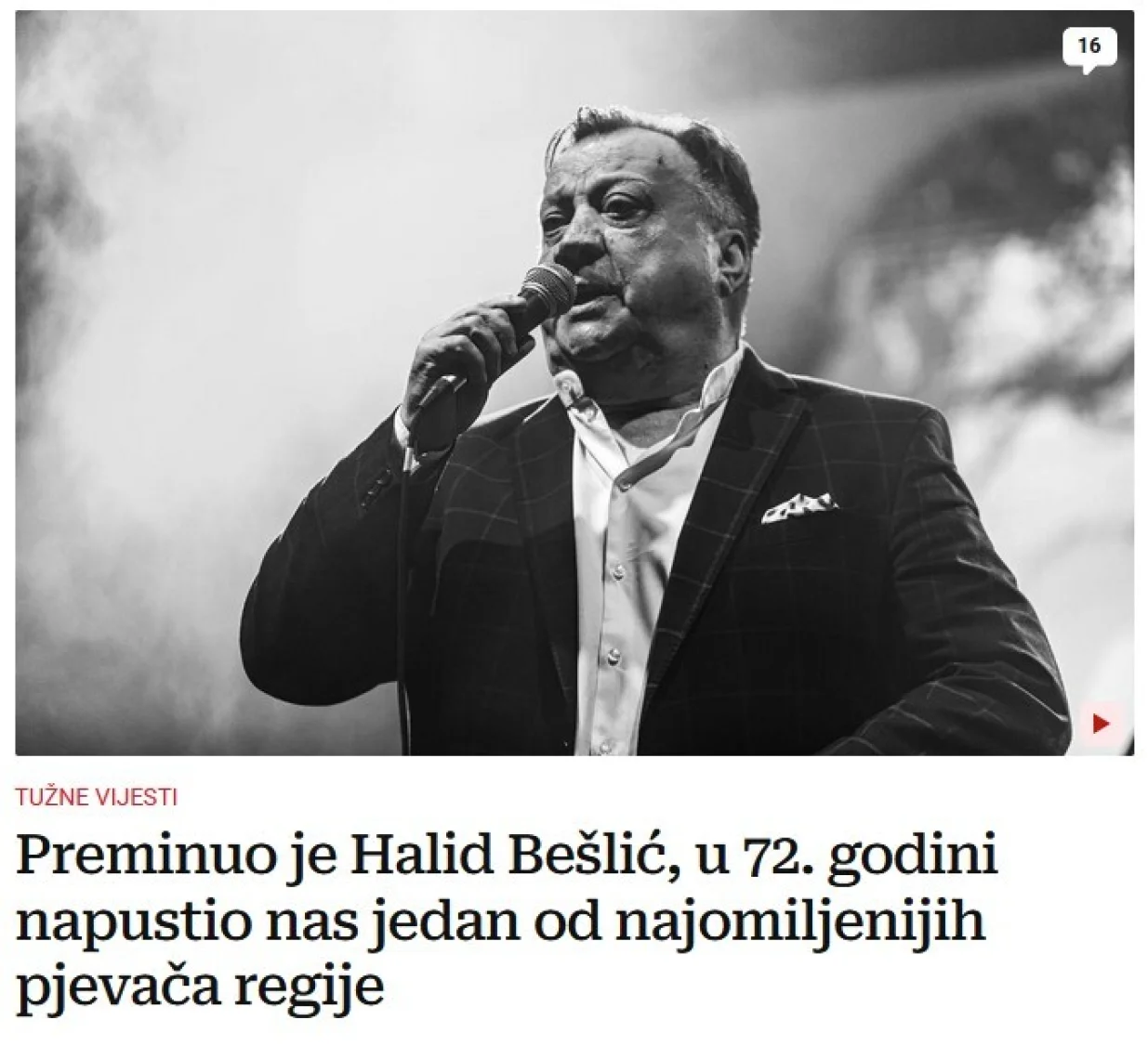 Večernji list/Screenshot